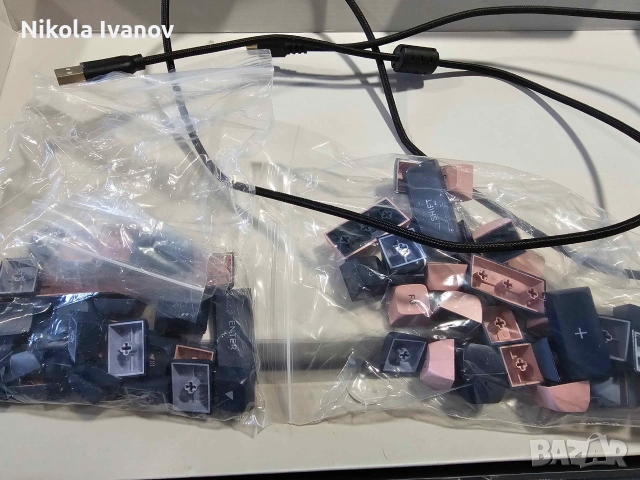 Механична - Оптична клавиатура Skyloong GK75 Lite Gasket (Gateron Optical Black) | Hot-Swap, Knob, снимка 3 - Клавиатури и мишки - 55075742