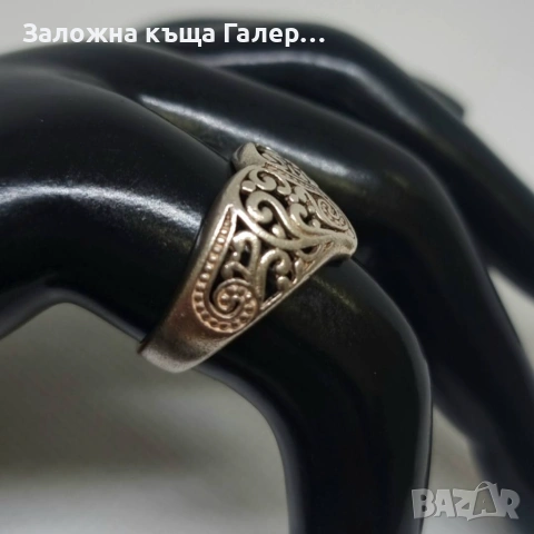 Винтидж сребърен пръстен 925 - 3,97 г, снимка 7 - Пръстени - 54214593