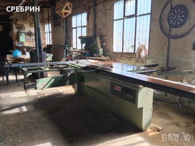 Циркуляр с карета на 3200 мм с+фреза , снимка 4 - Други машини и части - 55368080
