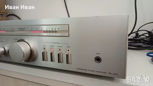 Усилвател SONY TA-343, снимка 3 - Ресийвъри, усилватели, смесителни пултове - 55431539