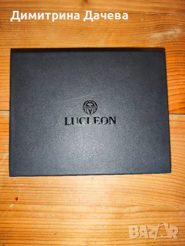 Мъжки портфейл кожен Lucleon (Естествена кожа, с кутия), снимка 2 - Портфейли, портмонета - 55691424