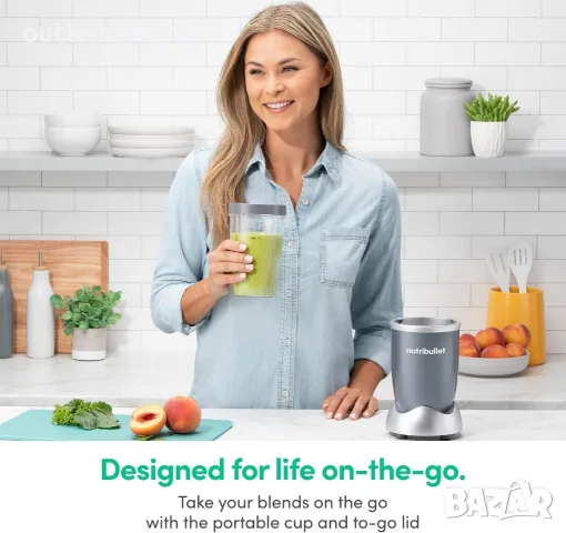 Блендер Nutribullet® original NB-101B, снимка 5 - Блендери - 55527283