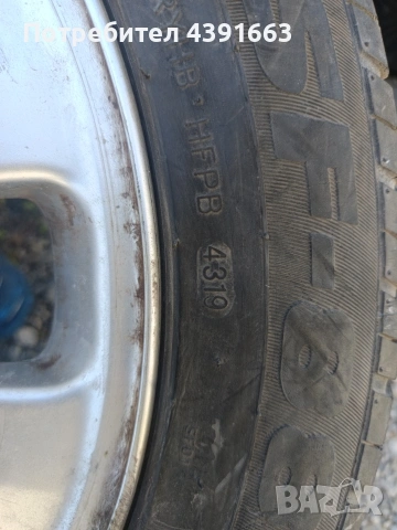 Продавам летни гуми с джанти