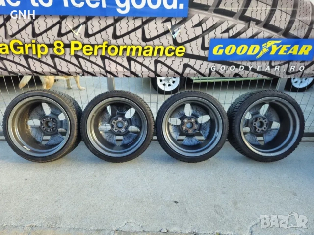 Джанти Dotz 17 цола , 5х100 , 8j ,et32 , 215/40/17 Vw Audi Toyota, снимка 7 - Гуми и джанти - 54460231