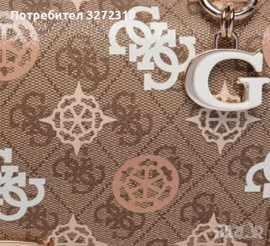 Дамска чанта Guess Eliette HWPS93 15210 бежова, снимка 5 - Чанти - 55381792