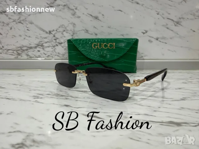 Gucci черни очила с лого, снимка 3 - Слънчеви и диоптрични очила - 55467702