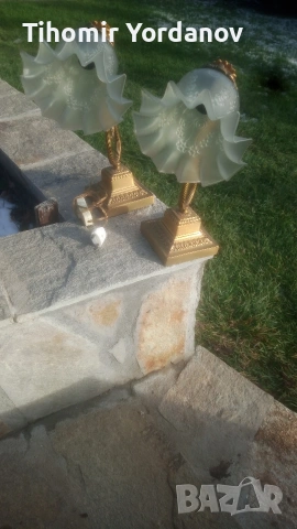 Нощни лампи (месингови)., снимка 18 - Настолни лампи - 54059746
