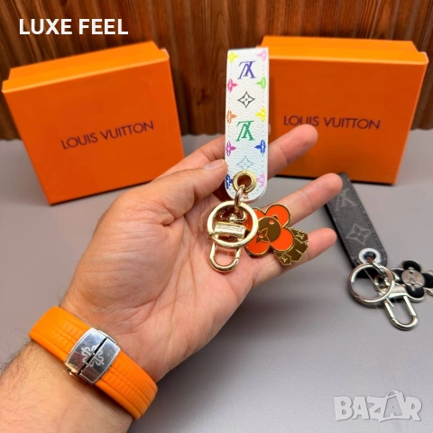 Louis VUITTON 🫟 Естествена Кожа 🫟Ключодържатели , снимка 4 - Портфейли, портмонета - 54577427