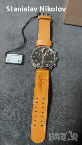 Hamilton Khaki Pilot Chrono Quartz, снимка 8 - Мъжки - 54895727
