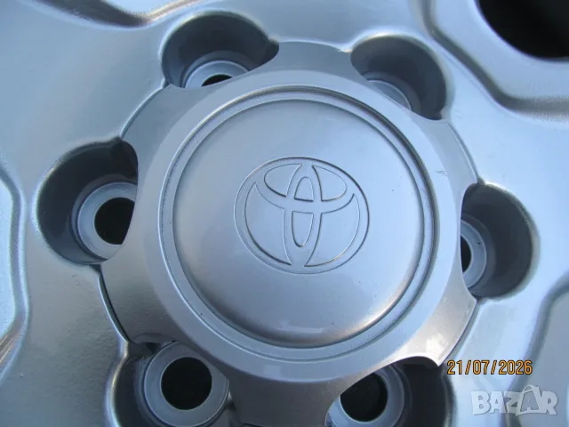 Оригинални Алуминиеви джанти за Toyota Land Cruiser - 6 x 139,7mm ,централен отвор 106,1 mm , ET 20 , снимка 10 - Гуми и джанти - 55381303