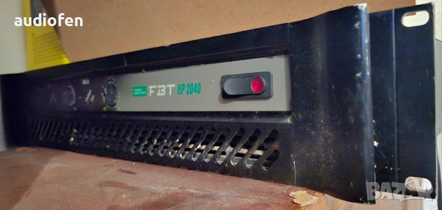 Професионален стерео усилвател FBT HP 2040, произведен в Италия. Усилвателят е предназначен, снимка 2 - Ресийвъри, усилватели, смесителни пултове - 54849139