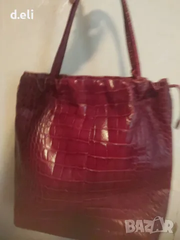 FURLA и Max Mara Original 100% Кожа Страхотна чанта