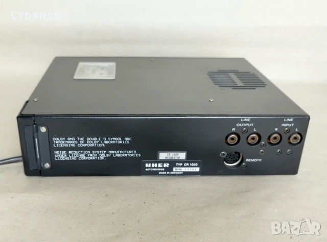 Професионален преносим стерео репортерски касетофон Uher CR 1600 / Германия, снимка 3 - Радиокасетофони, транзистори - 54503876
