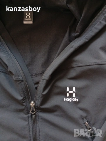 Haglofs Mens Natrix Hood True Black - мъжко яке р-р L, снимка 5 - Якета - 54393221