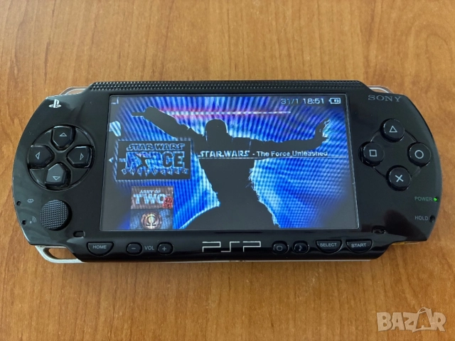 PSP 1003 - хакнато с 64гб карта с игри, снимка 2 - PlayStation конзоли - 54581760
