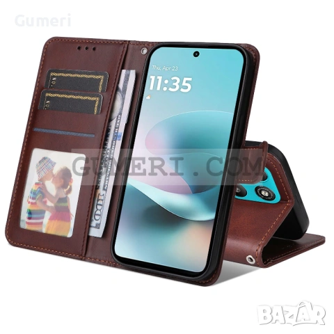 Тефтер Стойка за Motorola Moto G57 Power, снимка 6 - Калъфи, кейсове - 47694924