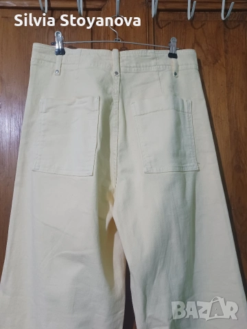 жълти дънки Zara , снимка 2 - Дънки - 53993975