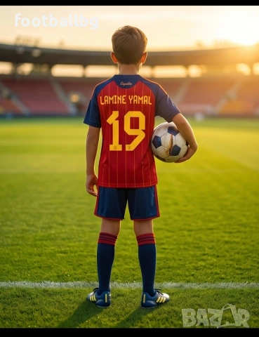 YAMAL 19 ❤️⚽️ детско юношески футболни екипи 🇪🇸 SPAIN 🇪🇸 НОВО 2026-27 година , снимка 12 - Футбол - 28093417