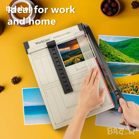 Чисто нова професионална Гилотина за Хартия WORKLION A4 (Heavy Duty)   , снимка 2 - Друго - 55092750