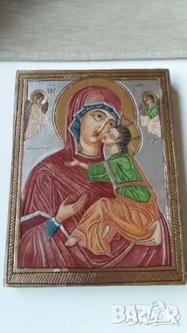 СВЕТА БОГОРОДИЦА С МЛАДЕНЕЦА И ДРУГИ ИКОНИ, снимка 11 - Картини - 20859575