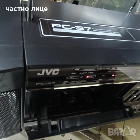 JVC PC37G японски радиокасетофон, снимка 4 - Радиокасетофони, транзистори - 55494472