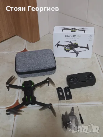 Сгъваем ДРОН модел Drone B6 Upgrade Design, който е популярен безчетков мини дрон