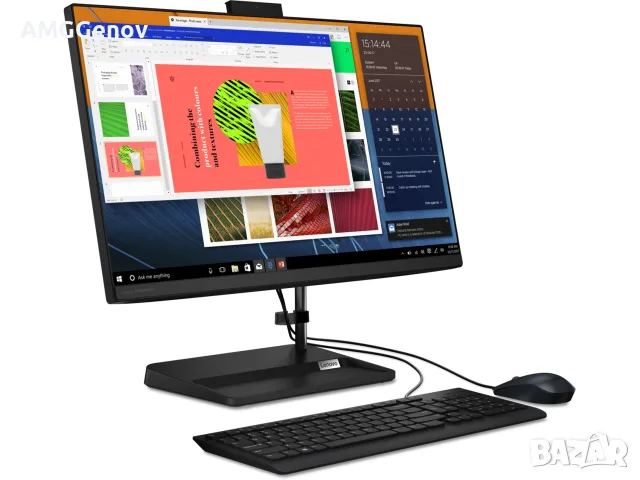 Чисто Нов Компютър Lenovo IdeaCentre All in One 23.8' Ryzen 5-7540u 16GB DDR4 512GB SSD, снимка 2 - Работни компютри - 55523358