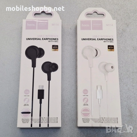 слушалки Type C за Samsung с кабел бели черни, снимка 3 - Резервни части за телефони - 54304515