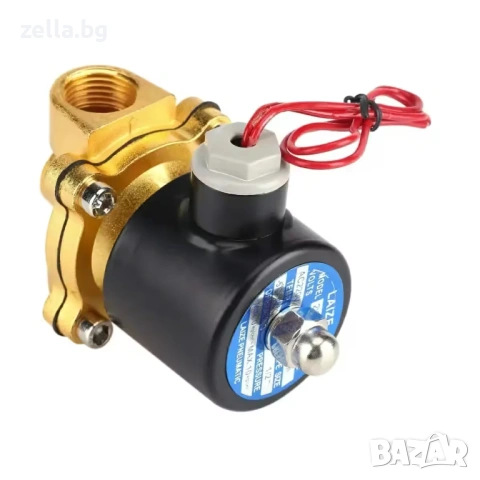 Електромагнитен клапан 220V 1/2 инча, нормално затворен – месинг, NBR уплътнение – за вода 10302, снимка 4 - Аксесоари и консумативи - 54663223