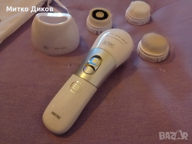 Четка за почистване на кожата Imetec Bellissima 4 аксесоара Водоустойчива Бяла, снимка 4 - Други - 54606465