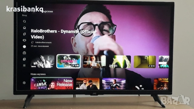 Телевизор JVC с интернет , Smart, Android, WIFI, 32 инча, снимка 4 - Телевизори - 51953260