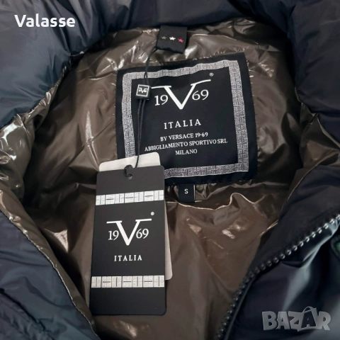 С етикет 19V69 Versace оригинален черен спортен елек/грейка S , снимка 8 - Спортни дрехи, екипи - 54712997