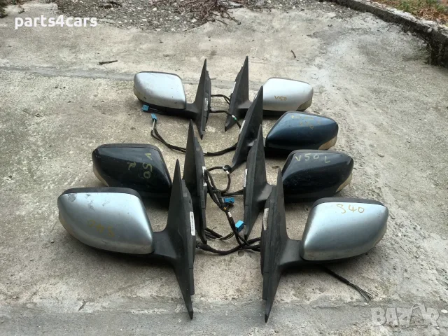 ляво и дясно огледало за волво с40 в50 03 - 07 VOLVO S40 V50, снимка 2 - Части - 49673747