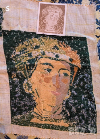 Български гоблен  - Царица Десислава , снимка 2 - Гоблени - 54824560