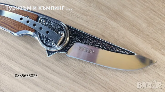 Сгъваем нож / орел , елен вълк /, снимка 11 - Ножове - 55667117