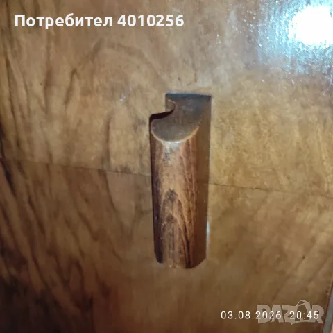 ПЛОВДИВ - АНТИКВАРЕН ГАРДЕРОБ ЕСТ. ДЪРВО - 1930 Г., снимка 11 - Антикварни и старинни предмети - 55536834