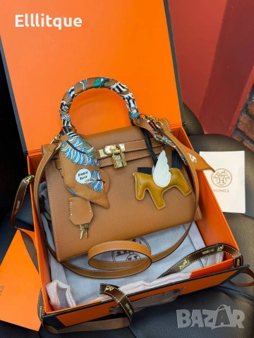 чанти HERMES Kelly 25 , снимка 2 - Чанти - 54800535