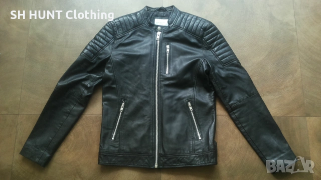 Jack & Jones JCONIMU LEATHER Jacket Размер S мъжко яке агнешка естествена кожа 17-27