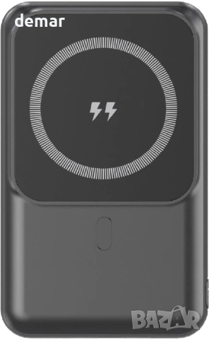 SilverLabel 10 000mAh безжична магнитна външна батерия, снимка 2 - Външни батерии - 54448014