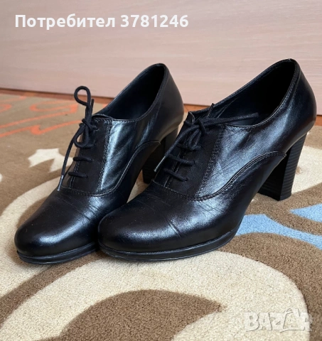 Дамски есенни обувки, естествена кожа, размер 38