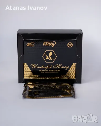 Wonderful Honey VIP for Men – Мед с билкова паста, епимедиум и пчелно млечице
