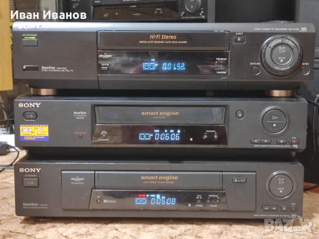 Видео Сони vhs HI-FI STEREO, снимка 11 - Плейъри, домашно кино, прожектори - 54061540