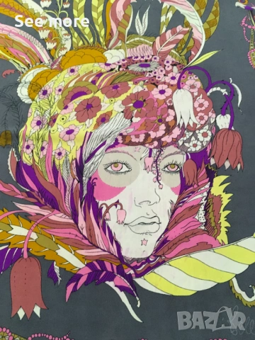 BELLOTTI шал  коприна