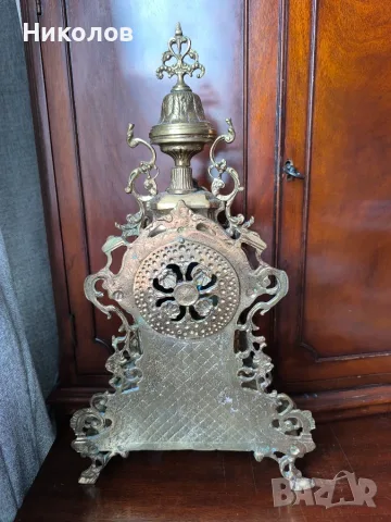 Месингов часовник , снимка 5 - Антикварни и старинни предмети - 55605652