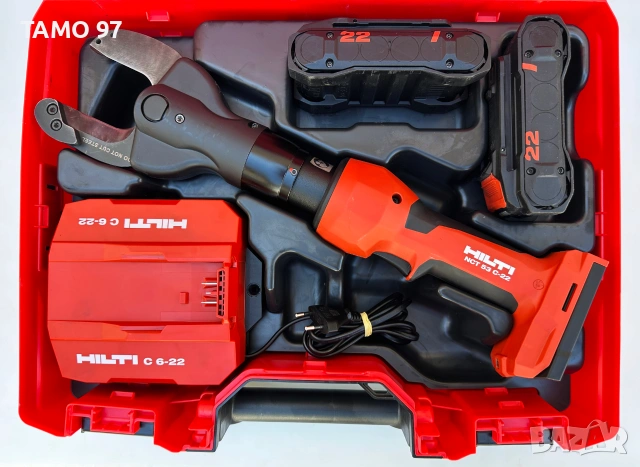 ТОП ЦЕНА! Hilti NCT 53 C-22 Nuron - Акумулаторна ножица за кабели като нова!, снимка 2 - Други инструменти - 55210938