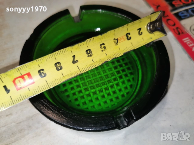 СТАР ПЕПЕЛНИК-ЗЕЛЕНО СТЪКЛО 1904260916LCHERY1, снимка 11 - Антикварни и старинни предмети - 54242075