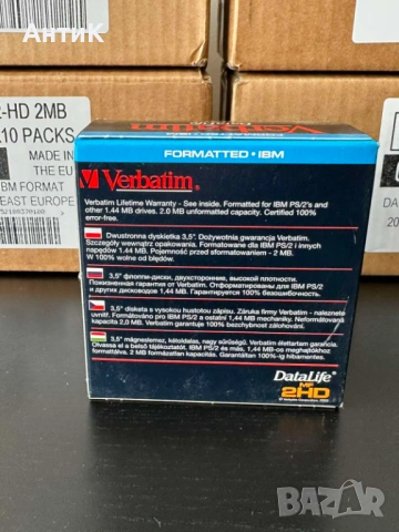 Флопи Дискети Verbatim Data Life MF 2HD 1.44MB, снимка 5 - Други - 54417041