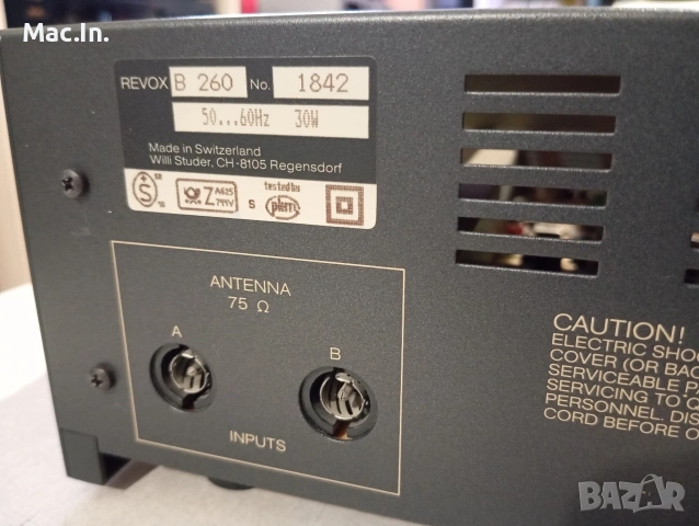 REVOX B260 FM Tuner, снимка 13 - Ресийвъри, усилватели, смесителни пултове - 54399809