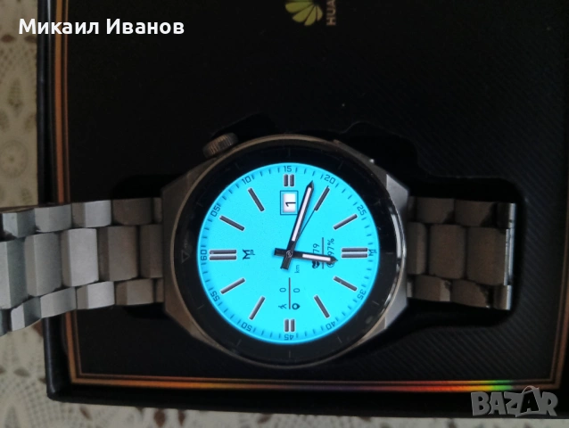 Продавам Huawei Watch 3 Pro Titanium Grey, снимка 2 - Huawei - 54741641