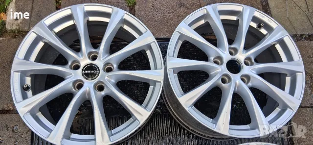 4бр ляти джанти 7.5J17 ЕТ48. Borbet. 5x112. Стават на Audi, Golf, Touran, Passat и др. Среден...., снимка 15 - Гуми и джанти - 55318440
